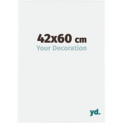 yd. Your Decoration Fotokader 42x60 cm Wit Hoogglans Fotokader van Kunststof met Acrylglas Antireflex Kader 42x60 cm Evry yd. Your Decoration Fotokader 42x60 cm Wit Hoogglans Fotokader van Kunststof met Acrylglas Antireflex Kader 42x60 cm Evry