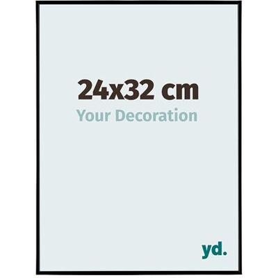 yd. Your Decoration Fotokader 24x32 cm Zwart Mat Fotokader van Kunststof met Acrylglas Antireflex Kader 24x32 cm Evry yd. Your Decoration Fotokader 24x32 cm Zwart Mat Fotokader van Kunststof met Acrylglas Antireflex Kader 24x32 cm Evry