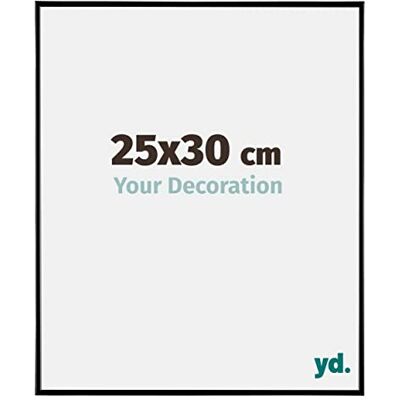 yd. Your Decoration Fotokader 25x30 cm Zwart Hoogglans Fotokader van Kunststof met Acrylglas Antireflex Kader 25x30 cm Evry yd. Your Decoration Fotokader 25x30 cm Zwart Hoogglans Fotokader van Kunststof met Acrylglas Antireflex Kader 25x30 cm Evry