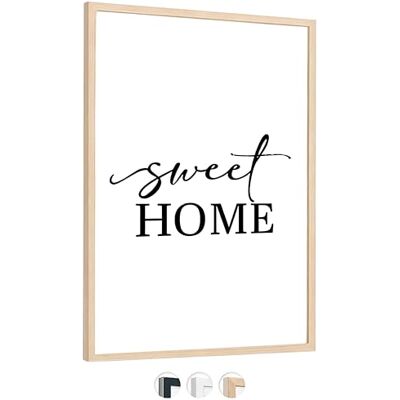 edihome , Cadre 40x60, en Bois, Laminé Acrylique, pour Diplômes Universitaires, Certificats, Pósters et Photos, Décoration Murale, Salon ou Bureau (Bois) edihome , Cadre 40x60, en Bois, Laminé Acrylique, pour Diplômes Universitaires, Certificats, Pósters et Photos, Décoration Murale, Salon ou Bureau (Bois)