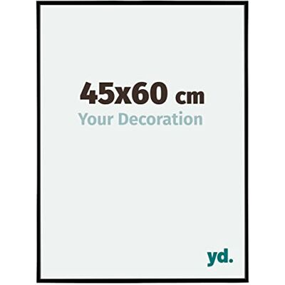 yd. Your Decoration Fotokader 45x60 cm Zwart Mat Fotokader van Kunststof met Acrylglas Antireflex Kader 45x60 cm Evry yd. Your Decoration Fotokader 45x60 cm Zwart Mat Fotokader van Kunststof met Acrylglas Antireflex Kader 45x60 cm Evry