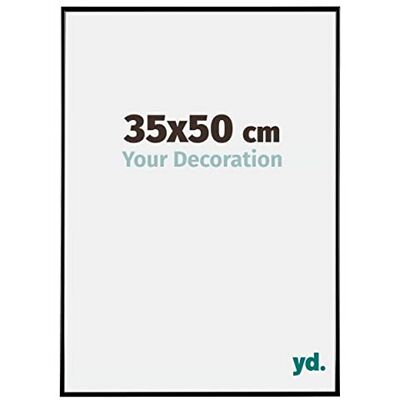 yd. Your Decoration Fotokader 35x50 cm Zwart Hoogglans Fotokader van Kunststof met Acrylglas Antireflex Kader 35x50 cm Evry yd. Your Decoration Fotokader 35x50 cm Zwart Hoogglans Fotokader van Kunststof met Acrylglas Antireflex Kader 35x50 cm Evry