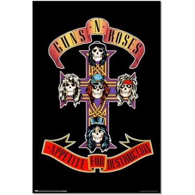 Grupo Erik Poster Guns n' Roses 61x91,5 cm Deco Maison, Decoration Murale, Affiche Décorative Grupo Erik Poster Guns n' Roses 61x91,5 cm Deco Maison, Decoration Murale, Affiche Décorative