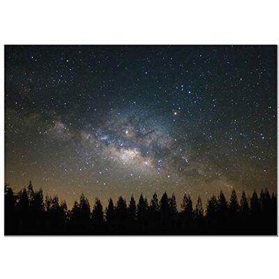 Panorama Poster Voie Lactée 50x35cm Imprimée sur Poster de Haute qualité de 250gr Tableau Poster Galaxie Espace Affiche Décoration Murale Affiche Noir et Blanc Panorama Poster Voie Lactée 50x35cm Imprimée sur Poster de Haute qualité de 250gr Tableau Poster Galaxie Espace Affiche Décoration Murale Affiche Noir et Blanc
