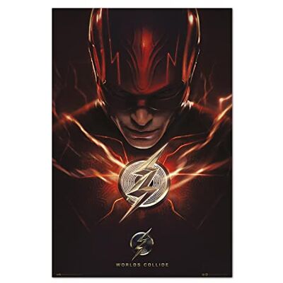 Grupo Erik Poster DC Comics The Flash Flash Deco Maison, Decoration Murale, Affiche Décorative Grupo Erik Poster DC Comics The Flash Flash Deco Maison, Decoration Murale, Affiche Décorative