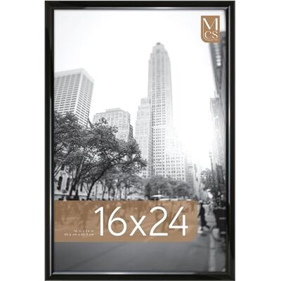 MCS Trendsetter Grand cadre photo pour affiche verticale et horizontale Cadre photo pour photos, affiches et impressions d'art Noir brillant 40,6 x 61 cm MCS Trendsetter Grand cadre photo pour affiche verticale et horizontale Cadre photo pour photos, affiches et impressions d'art Noir brillant 40,6 x 61 cm