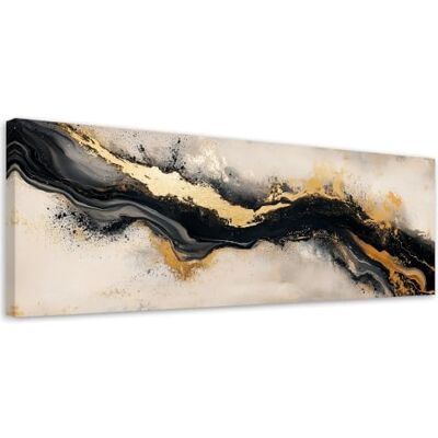 Feeby Tableaux Decoratifs Tableau Salon Grand Format Abstrait Art Beige Noir Or Glamour 150x50 1partie Tableau Decoration Murale Toile Imprimée Impression sur Toile Peinture Feeby Tableaux Decoratifs Tableau Salon Grand Format Abstrait Art Beige Noir Or Glamour 150x50 1partie Tableau Decoration Murale Toile Imprimée Impression sur Toile Peinture