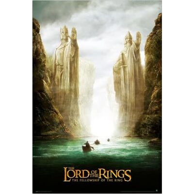 empireposter Poster The Lord of The Rings Argonath Dimensions : 61 x 91,5 cm + 1 paquet de tesa Powerstrips® Contenu : 20 pièces empireposter Poster The Lord of The Rings Argonath Dimensions : 61 x 91,5 cm + 1 paquet de tesa Powerstrips® Contenu : 20 pièces