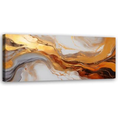 Feeby Impression sur Toile Déco Murale Pour le Salon et la Chambre Texture Or Cuivre Abstrait 150x50 1partie Tableau Mural Peintures sur Toile Modern Canvas Wall Art Feeby Impression sur Toile Déco Murale Pour le Salon et la Chambre Texture Or Cuivre Abstrait 150x50 1partie Tableau Mural Peintures sur Toile Modern Canvas Wall Art