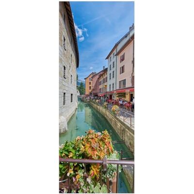 Wallario Poster autocollant Romantisme dans la vieille ville Autocollant de qualité supérieure Dimensions : 50 x 125 cm Wallario Poster autocollant Romantisme dans la vieille ville Autocollant de qualité supérieure Dimensions : 50 x 125 cm