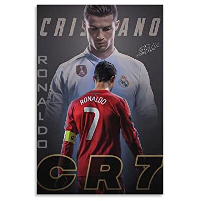 fhzang Cristiano Ronaldo Poster sur toile sans cadre 40 x 60 cm fhzang Cristiano Ronaldo Poster sur toile sans cadre 40 x 60 cm