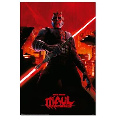 Grupo Erik Poster Star Wars, Darth Maul Shadow Lord- Deco Maison, Decoration Murale, Affiche Décorative Grupo Erik Poster Star Wars, Darth Maul Shadow Lord- Deco Maison, Decoration Murale, Affiche Décorative
