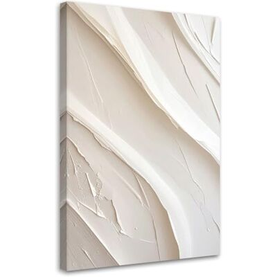 Feeby Tableau sur Toile Decoration Murale Peinture Texture 3D Beige 60x90 1partie Chambre Toiles Intissé Tableaux chambre à coucher Decoration Chambre Feeby Tableau sur Toile Decoration Murale Peinture Texture 3D Beige 60x90 1partie Chambre Toiles Intissé Tableaux chambre à coucher Decoration Chambre