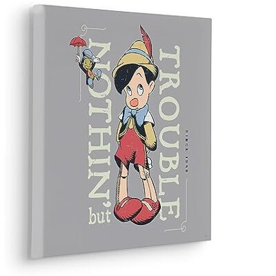 Impression sur toile Komar - Disney Hey Pinocchio - 40x40cm - Impression sur toile Impression sur toile Komar - Disney Hey Pinocchio - 40x40cm - Impression sur toile