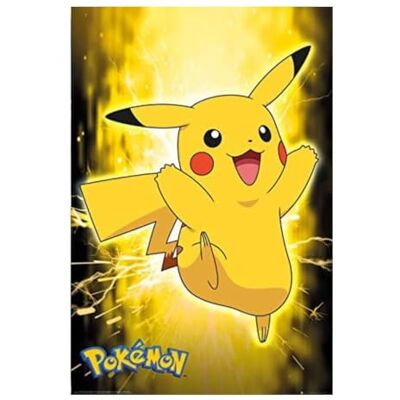GB eye Pokémon Pikachu Neon Maxi Poster 61 x 91,5 cm GB eye Pokémon Pikachu Neon Maxi Poster 61 x 91,5 cm