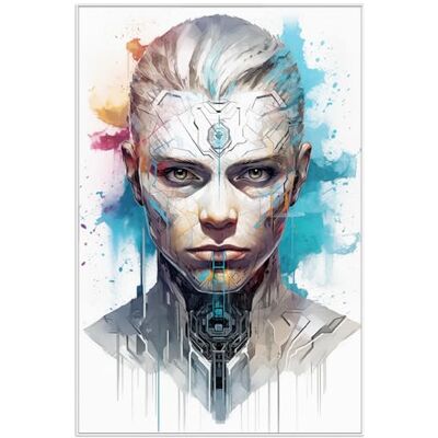 Wallario Tableau mural – La vue numérique de qualité supérieure, poster avec cadre blanc, dimensions : 61 x 91,5 cm Wallario Tableau mural – La vue numérique de qualité supérieure, poster avec cadre blanc, dimensions : 61 x 91,5 cm
