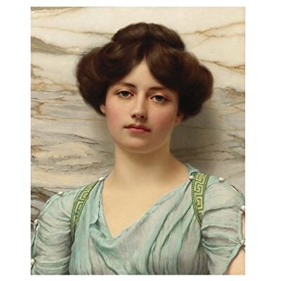 LegendArte Impression sur toile Carina John William Godward Tableau sur toile, décoration murale 80 x 100 cm LegendArte Impression sur toile Carina John William Godward Tableau sur toile, décoration murale 80 x 100 cm