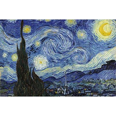 1art1 Vincent Van Gogh Posters XXL Nuit Étoilée, 1889 Affiche 120x80 cm 1art1 Vincent Van Gogh Posters XXL Nuit Étoilée, 1889 Affiche 120x80 cm
