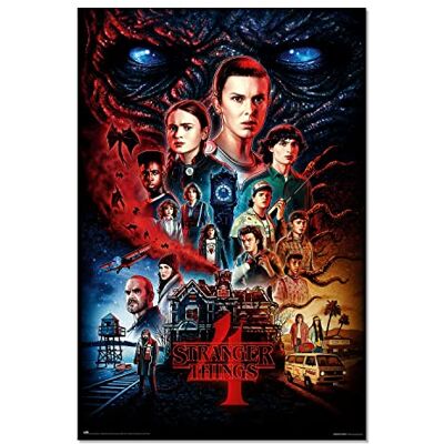 Poster Stranger Things Vecna's House d'Erik - 61x91.5cm Poster Stranger Things Vecna's House d'Erik - 61x91.5cm