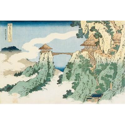 empireposter Hiroshige The Hanging Cloud Bridge Poster imprimé Dimensions : 91,5 x 61 cm empireposter Hiroshige The Hanging Cloud Bridge Poster imprimé Dimensions : 91,5 x 61 cm