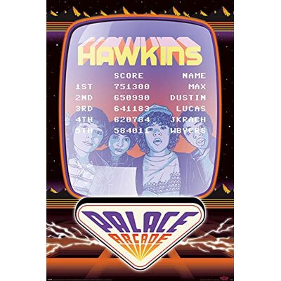 empireposter Stranger Things Poster Palace Arcade 61 x 91,5 cm + 1 poster de 61 x 91,5 cm empireposter Stranger Things Poster Palace Arcade 61 x 91,5 cm + 1 poster de 61 x 91,5 cm
