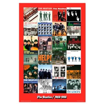 Affiche Grupo Erik L'Ère des Beatles 1962-1966 - affiche Affiche Grupo Erik L'Ère des Beatles 1962-1966 - affiche