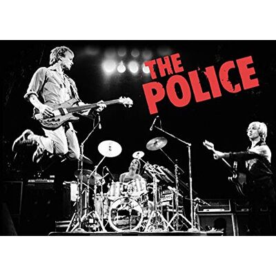 Close Up The Police Poster Live (91,5 cm x 61 cm) + 2 barres noires avec suspension Close Up The Police Poster Live (91,5 cm x 61 cm) + 2 barres noires avec suspension