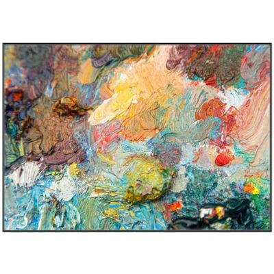 Wallario Poster artistique avec cadre noir 70 x 100 cm Wallario Poster artistique avec cadre noir 70 x 100 cm
