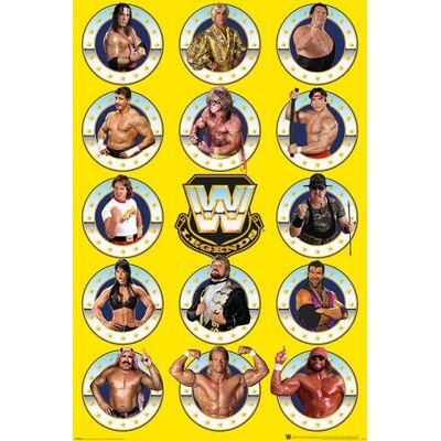 empireposter WWE Poster Legends Chrome + poster empireposter WWE Poster Legends Chrome + poster