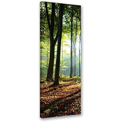 Feeby Impression sur toile Nature Forêt 60 x 150 cm Décoration murale pour salon et chambre à coucher Décoration murale XXL Feeby Impression sur toile Nature Forêt 60 x 150 cm Décoration murale pour salon et chambre à coucher Décoration murale XXL