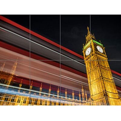 Artery8 Big Ben Palace Of Westminster XL Giant Panel Poster (8 Sections) Palais Ouest Affiche Artery8 Big Ben Palace Of Westminster XL Giant Panel Poster (8 Sections) Palais Ouest Affiche