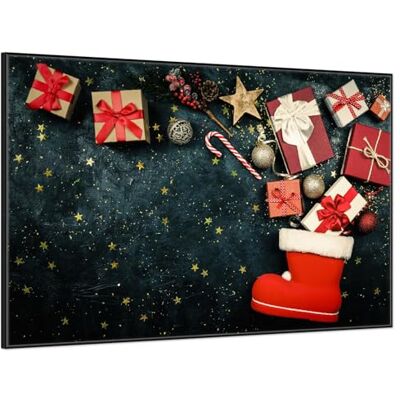 Wallario Poster de Noël rembourré avec cadre noir 61 x 91,5 cm Wallario Poster de Noël rembourré avec cadre noir 61 x 91,5 cm