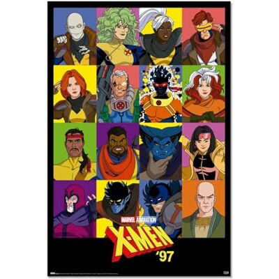 Grupo Erik Poster X-Men, Poster Marvel 61x91,5cm Deco Maison, Decoration Murale, Affiche Décorative Grupo Erik Poster X-Men, Poster Marvel 61x91,5cm Deco Maison, Decoration Murale, Affiche Décorative