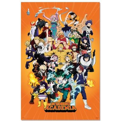 Affiche Grupo Erik My Hero Academia - 61x91,5cm Affiche Affiche Grupo Erik My Hero Academia - 61x91,5cm Affiche