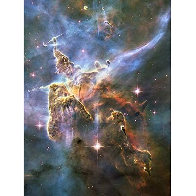 Wee Blue Coo Hubble Space Telescope Paysage Carina Nebula Art Grande affiche Art Décoration murale 45,7 x 61 cm Wee Blue Coo Hubble Space Telescope Paysage Carina Nebula Art Grande affiche Art Décoration murale 45,7 x 61 cm