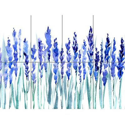 Artery8 Flowers Lavender Watercolour XL Giant Panel Poster (8 Sections) Fleurs Aquarelle Affiche Artery8 Flowers Lavender Watercolour XL Giant Panel Poster (8 Sections) Fleurs Aquarelle Affiche
