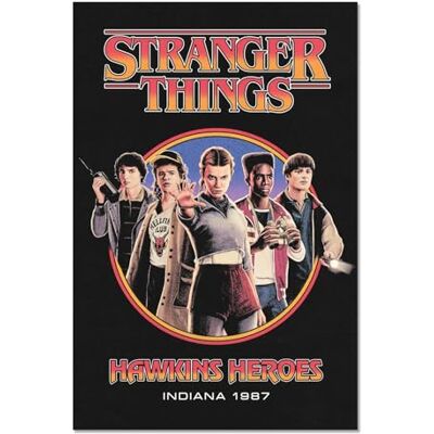 Grupo Erik Poster Stranger Things Saison 5 Deco Maison, Decoration Murale, Affiche Décorative Grupo Erik Poster Stranger Things Saison 5 Deco Maison, Decoration Murale, Affiche Décorative