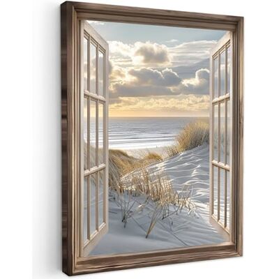 MuchoWow © Impressions sur Toile Deco Tableau Murale Decoration Salon 30x40 cm Peinture Tableaux Chambre Toiles Maison Transparent Plage Dunes Mer Nature MuchoWow © Impressions sur Toile Deco Tableau Murale Decoration Salon 30x40 cm Peinture Tableaux Chambre Toiles Maison Transparent Plage Dunes Mer Nature