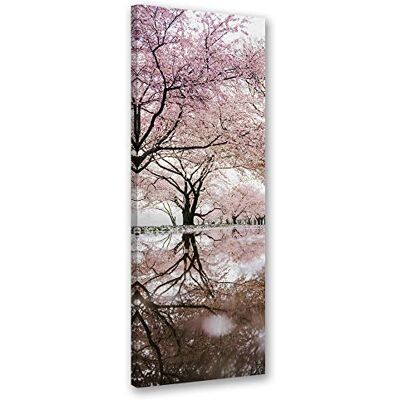Feeby Tableau sur toile non tissée Motif arbres marins 30 x 90 cm Moderne Décoration murale Pour couloir, salon, fleurs naturelles Violet Feeby Tableau sur toile non tissée Motif arbres marins 30 x 90 cm Moderne Décoration murale Pour couloir, salon, fleurs naturelles Violet