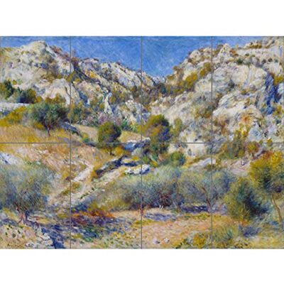 Artery8 Renoir Rocky Crags At Lestaque XL Giant Panel Poster (8 Sections) Roche Affiche Artery8 Renoir Rocky Crags At Lestaque XL Giant Panel Poster (8 Sections) Roche Affiche