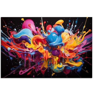 Wallario Poster autocollant explosion de couleur, autocollant de qualité supérieure, film adhésif taille : 100 x 150 cm poster XXL Wallario Poster autocollant explosion de couleur, autocollant de qualité supérieure, film adhésif taille : 100 x 150 cm poster XXL