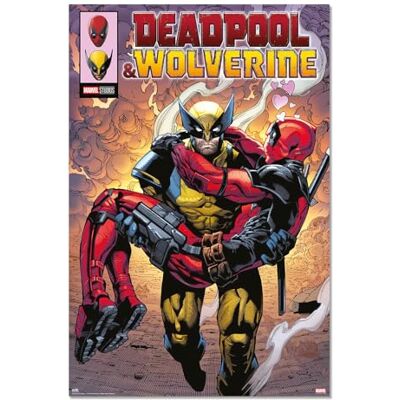 Affiche Grupo Erik Marvel Deadpool et Wolverine 2 61x91,5cm - Affiche Affiche Grupo Erik Marvel Deadpool et Wolverine 2 61x91,5cm - Affiche