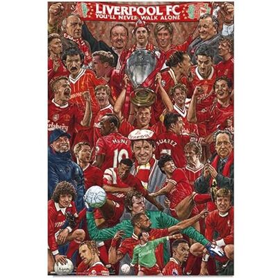 Grupo Erik Poster Légendes de Liverpool 91,5 x 61 cm Envoyé enroulé Poster cool, affiches d'art et impressions murales Grupo Erik Poster Légendes de Liverpool 91,5 x 61 cm Envoyé enroulé Poster cool, affiches d'art et impressions murales