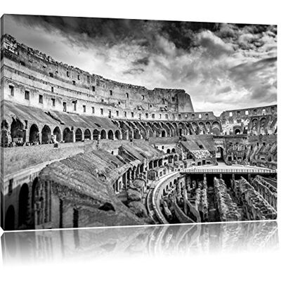 Pixxprint Colisée à Rome Photo Toile Taille: 100x70cm Décorations murales Impression d'art Entièrement assemblé Pixxprint Colisée à Rome Photo Toile Taille: 100x70cm Décorations murales Impression d'art Entièrement assemblé