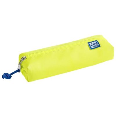 Oxford , Favorit Trousse ronde porte-stylo moyen, 1 compartiment à fermeture éclair, 7 x 21 L x H4 cm, jaune néon Oxford , Favorit Trousse ronde porte-stylo moyen, 1 compartiment à fermeture éclair, 7 x 21 L x H4 cm, jaune néon