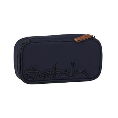Satch Trousse à crayons extra large avec fermeture éclair Stiftehalter Geodreieck Sichtfenster für Stundenplan, Nordic Blue 2024 Ss Bleu, One Size, Moderne Satch Trousse à crayons extra large avec fermeture éclair Stiftehalter Geodreieck Sichtfenster für Stundenplan, Nordic Blue 2024 Ss Bleu, One Size, Moderne