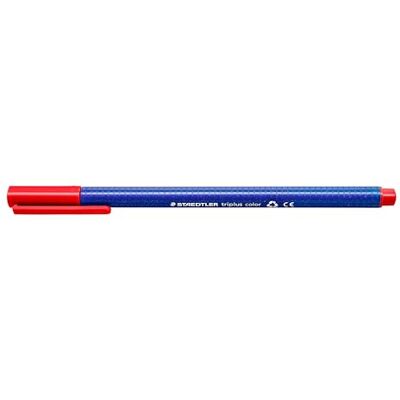 Staedtler triplus color 323 feutres – Rouge, 10 pièces, 1,0 mm Feutre triangulaire, encre DRY SAFE – pour enfants et adultes – Réf. 323-2 Staedtler triplus color 323 feutres – Rouge, 10 pièces, 1,0 mm Feutre triangulaire, encre DRY SAFE – pour enfants et adultes – Réf. 323-2