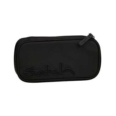 Satch Trousse extra large avec fermeture éclair et fermeture éclair intégrée pour Stundenplan, Nordic Black Noir, Talla única, Moderne Satch Trousse extra large avec fermeture éclair et fermeture éclair intégrée pour Stundenplan, Nordic Black Noir, Talla única, Moderne
