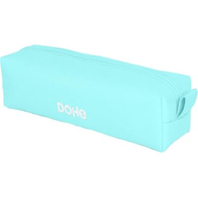 DOHE Trousse scolaire simple 1 compartiment, trousse rectangulaire polyvalente, 21 x 5 x 6 cm, fermeture éclair, fabriquée en polyester résistant Serenity Vert, vert, 21x5x6 cm, Simple (1 DOHE Trousse scolaire simple 1 compartiment, trousse rectangulaire polyvalente, 21 x 5 x 6 cm, fermeture éclair, fabriquée en polyester résistant Serenity Vert, vert, 21x5x6 cm, Simple (1