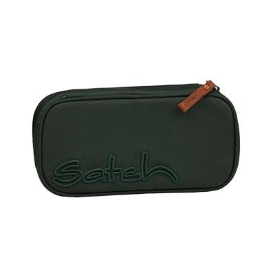 Satch Trousse extra large avec fermeture éclair et fermeture éclair intégrée pour Stundenplan, Nordic Forest Green Vert foncé, Talla única, Moderne Satch Trousse extra large avec fermeture éclair et fermeture éclair intégrée pour Stundenplan, Nordic Forest Green Vert foncé, Talla única, Moderne